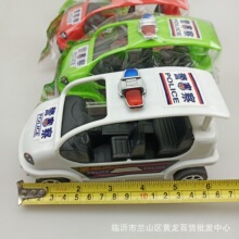 2元批发 儿童玩具拉线敞篷巡逻车 塑料车 玩具车 塑料车 赛车二元