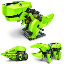 新奇科教儿童玩具DIY电动反斗跳舞机器人创意益智拼装电子小制作