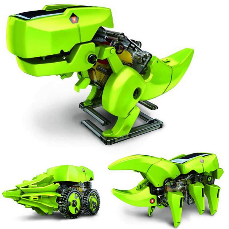 Novelty science and education children's toys DIY electric anti-fighting dancing robot creative puzzle assembly electronic small production