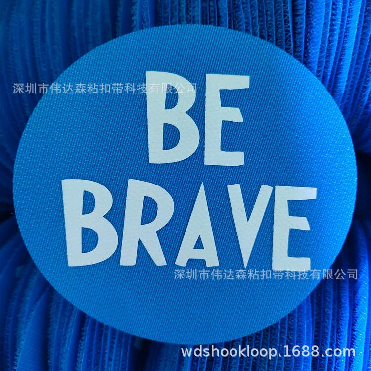10cm Round Carpet Marking Stickers, Early Education and Intelligence Training Velcro, Customizable with Text, Nylon Hook and Loop Fastener, Adhesive Backing