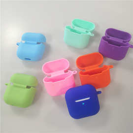 适用华强北版airpods pro4 mini保护套马卡龙蓝牙耳机硅胶软外壳