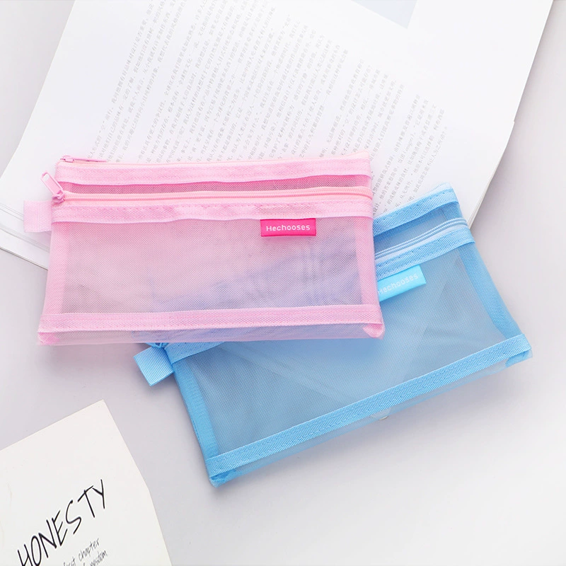 Pencil case, double-layer storage bag, storage system, Japanese and Korean