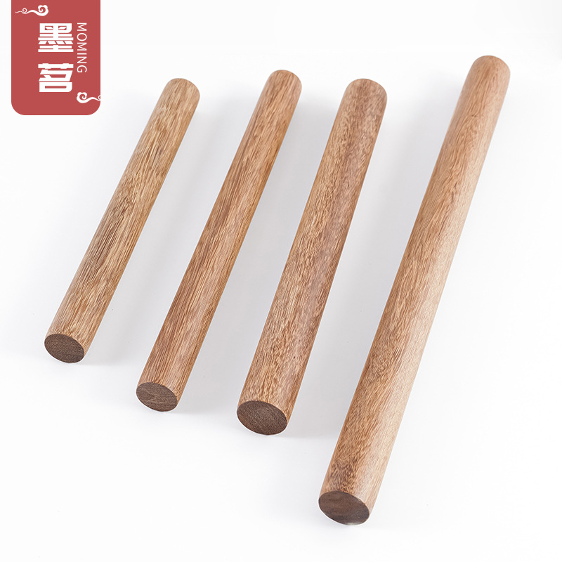 Rodillo de madera de ala de pollo, sin pintura, sin cera, rodillo de madera maciza, bola de masa de agua, bola de masa, barra de prensa de piel, fábrica de herramientas para hornear al por mayor