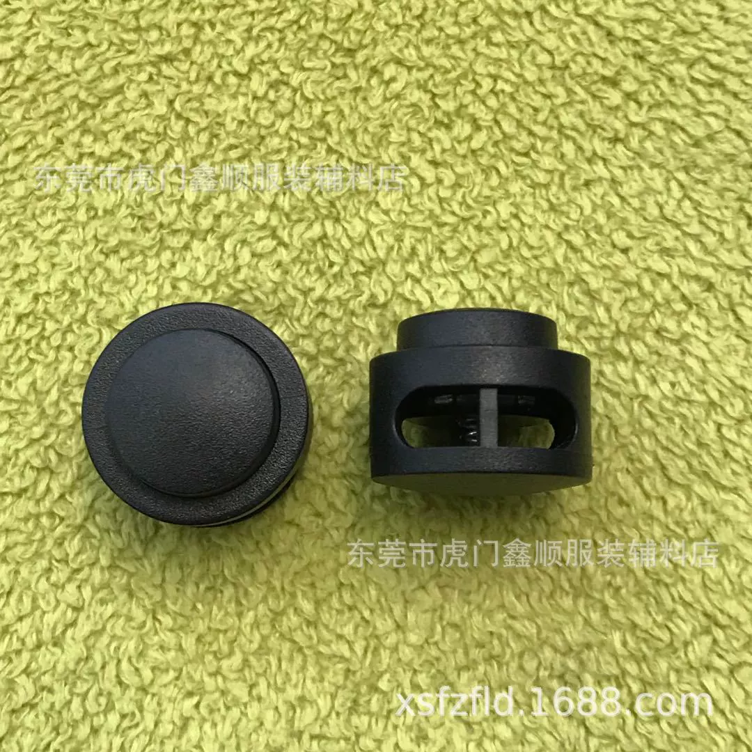 Фабрика высокого качества пластиковая пружинная Пряжка багажные аксессуары пластиковая предохранительная Пряжка двойное отверстие пружинная Пряжка эластичная веревка резиновая пряжка