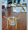 Source manufacturer Nordic Creative Iron Deer China Cup Candle Table Table Swing Metal Candle