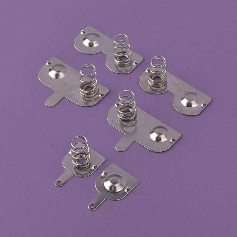 东莞5号7号 AA AAA电池盒接触弹片 五金弹片电池簧片金属连接片