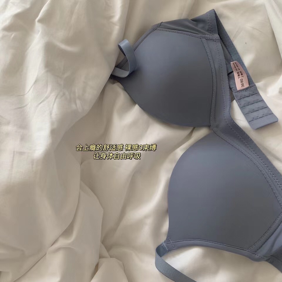 Nueva Seamless Sendi taza triángulo ropa interior mismo estilo inalámbrico sin costura ajustable correa de hombro tamaño sujetador de pecho