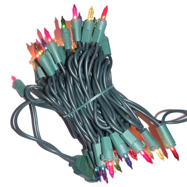Cross-border e-commerce 120V100 light mini tungsten bulb Christmas holiday decoration light string factory export order
