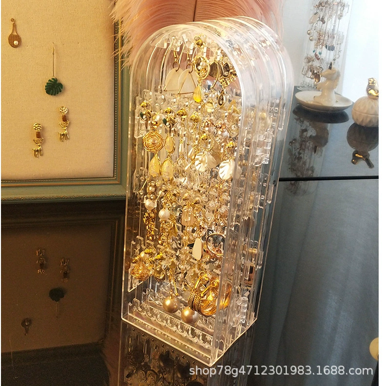 Earrings, stand, storage system, necklace, chain, storage box