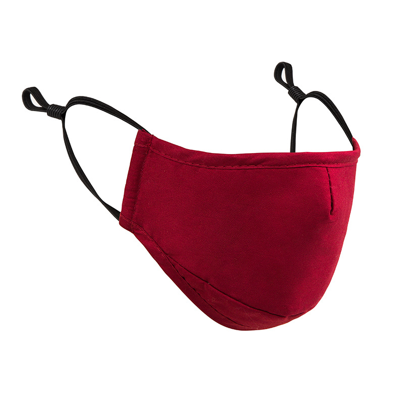 厂家供应纯棉PM2.5防霾口罩跨境货源男女放滤片防尘防护立体裁剪