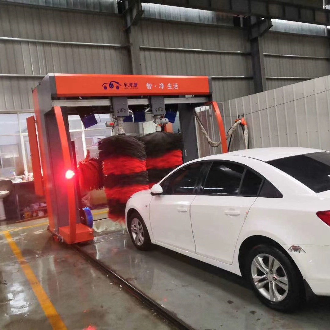 车洗捷智能无人洗车设备全自动加油站24小时无人值守电脑洗车机