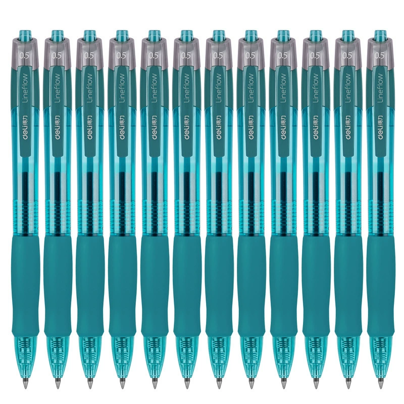 Smooth rollerball pen, bullet, red rollerball round beads, 0.5mm