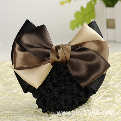 Professional hairpin, Korean style hairpin, bow hair accessory, nurse card issuance, hotel post bank flight attendant card issuance