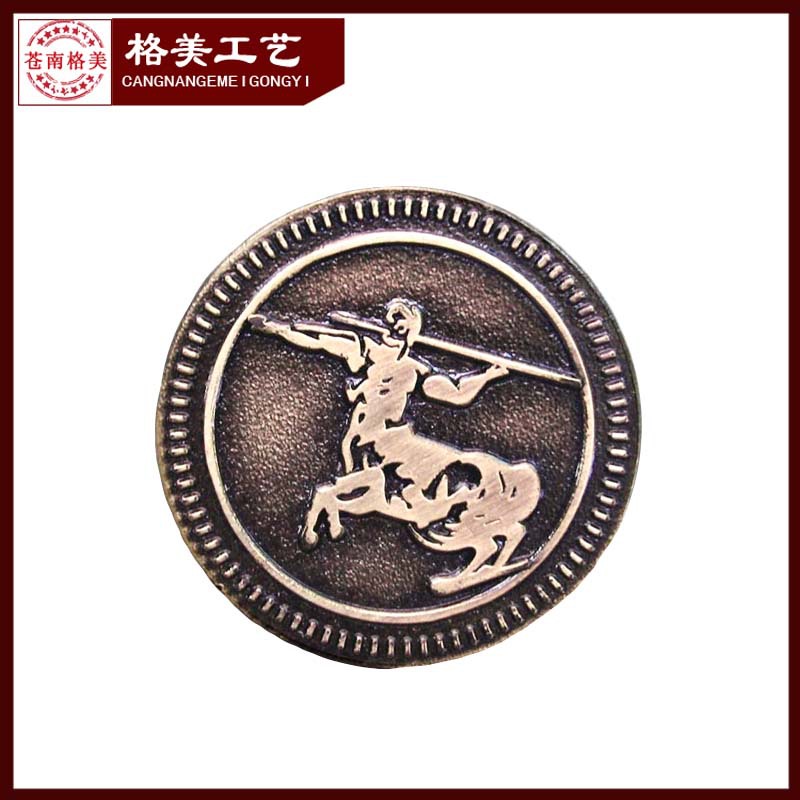 苍南厂家批发供应电镀仿古塑料酒牌金属logo标牌制作