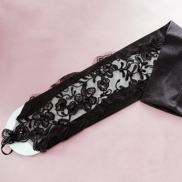 Lace длинные перчатки для невесты, максимальная длина