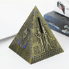 Metal pyramid, creative jewelry, decorations, souvenir, European style