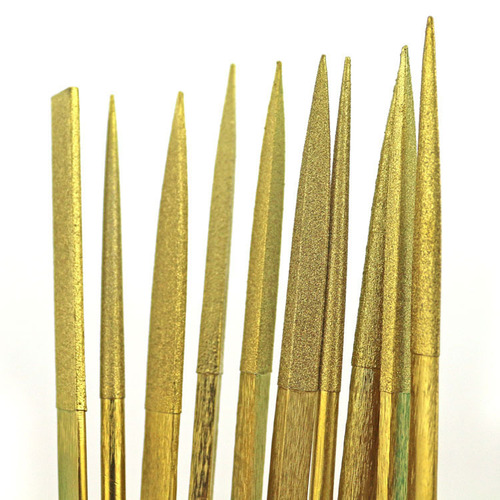 Wholesale titanium plated diamond files assorted files diamond files handmade files woodworking metal files factory direct supply
