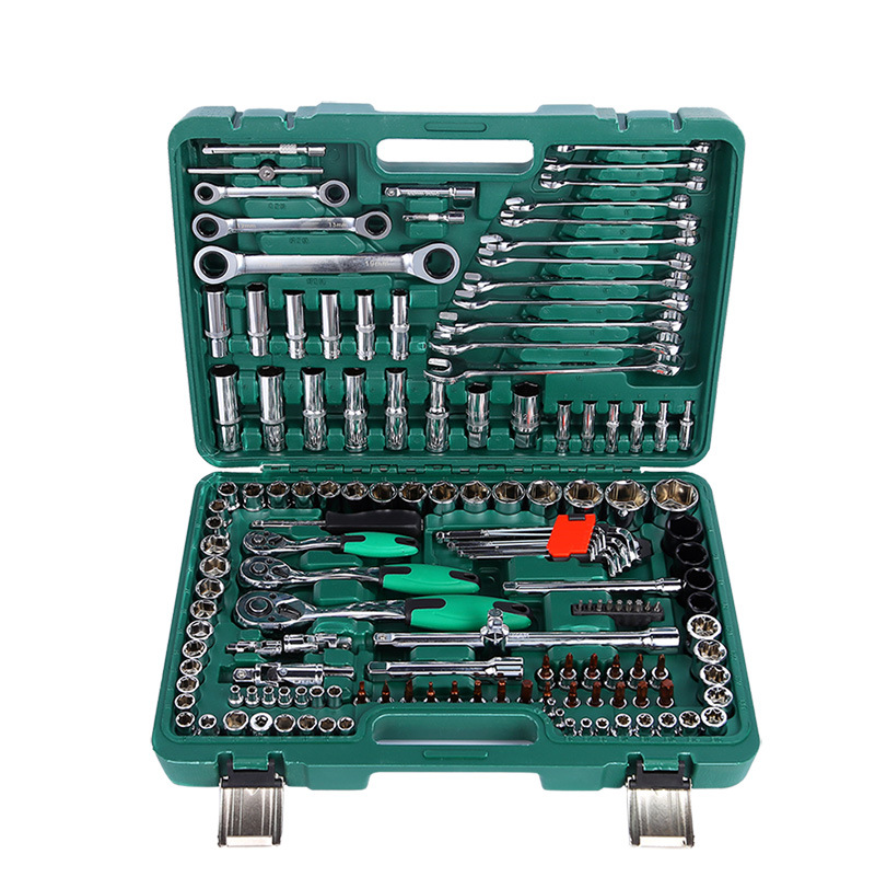 供应多规格72齿棘轮扳手150件套汽修组合套筒扳手工具汽车修配