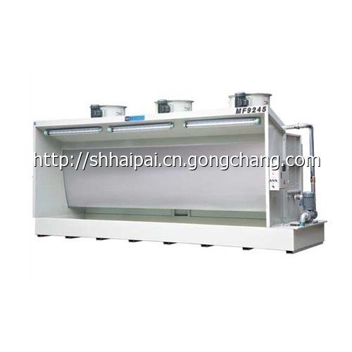 上海海湃不锈钢水帘机价格，干式喷漆房厂家直销