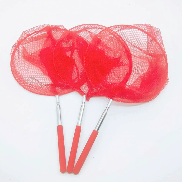 Telescopic red fishing net