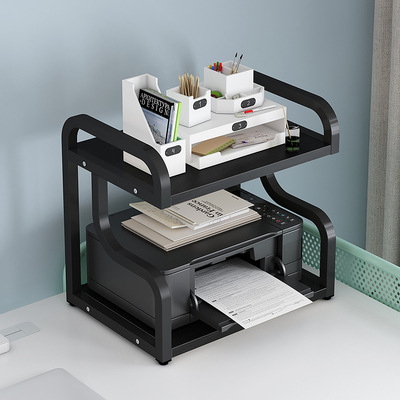 2 층 블랙 프레임 + 블랙 플레이트