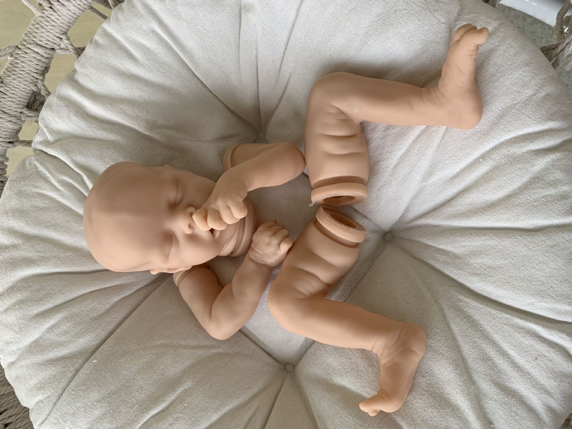 Kit de muñecas reborn TWIN A 18 "piezas de muñecas sin pintar color