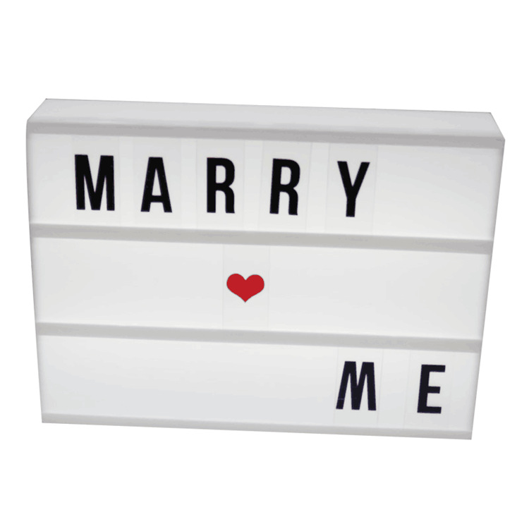 Caja de luz LED con letras A4A5, caja de luz colorida con control remoto, luz decorativa navideña, caja de luz para escribir a mano, venta al por mayor.