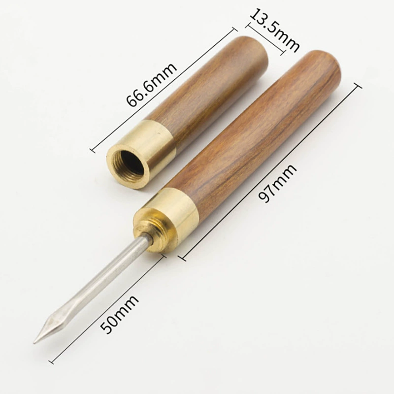 Ice sculpted Japanese-style three-headed ice knife bartender tool - trident ice device