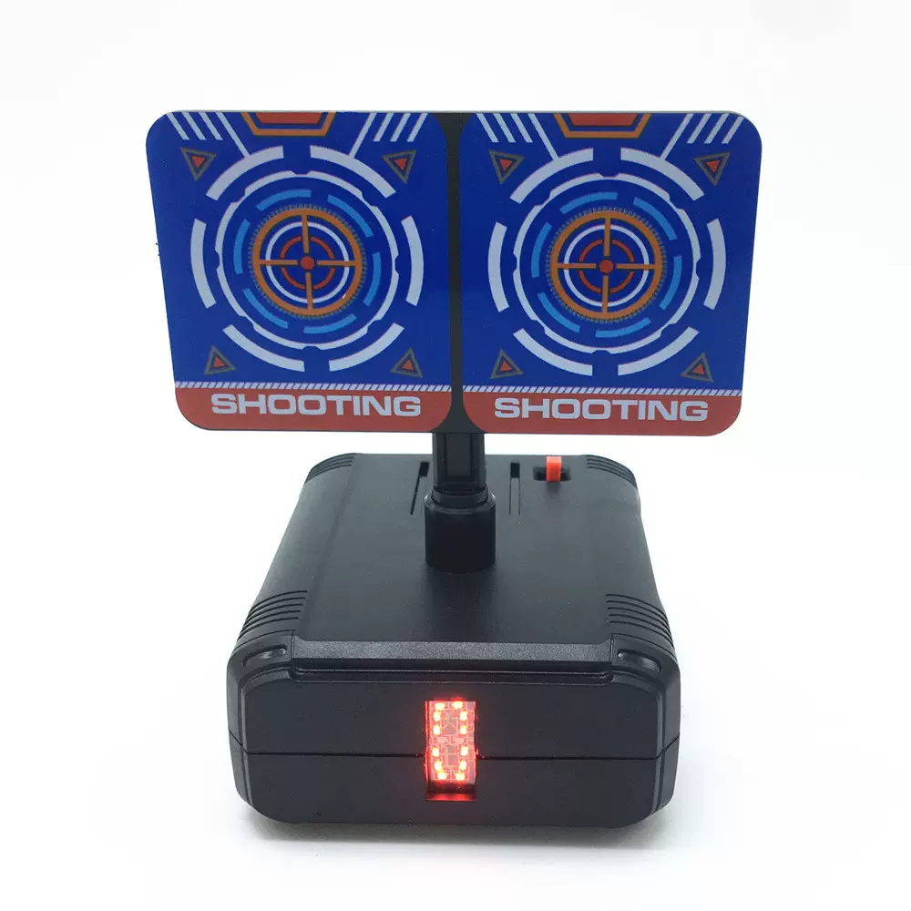 多个拼接电动计分打靶器 电动记分标靶 软弹枪 射击标靶声光