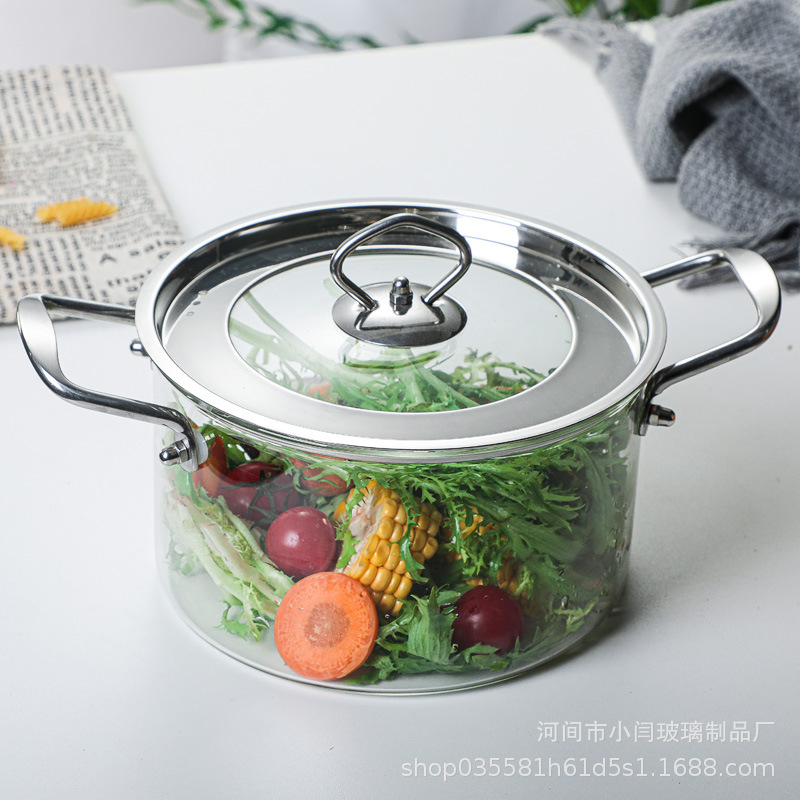 유리냄비, 수프 냄비, 물 끓이는 냄비, 고붕규산 유리 냄비, 철 손잡이가 있는 찌개 냄비, 우유 냄비, 고붕규산 유리 냄비