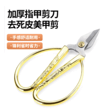 添华达 美甲大师 不锈钢专业死皮剪去指甲 精美工具 批发