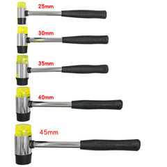 25-45mm Steel Pipe Handle Installation Hammer Rubber Hammer Furniture Furniture Installation Protection Hammer Jewelry Hardware Processing Hammer