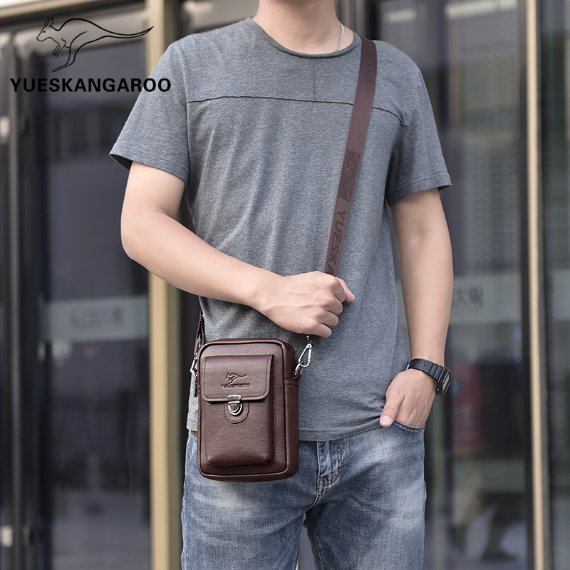 Mackangaroo bolso del teléfono móvil bolso del mensajero de los hombres pequeña mochila de moda casual bolso de los hombres de verano de Corea del comercio exterior transfronterizo
