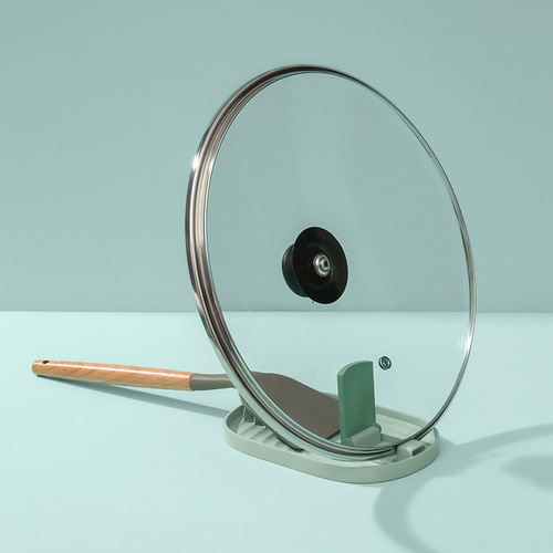 Simple and practical pot and spatula rack, kitchen hanging folding pot lid rack, desktop chopstick storage pot lid rack