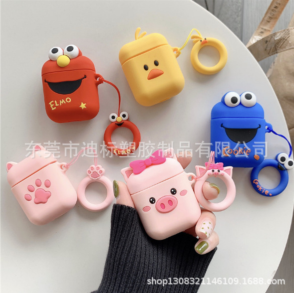 For Beats Powerbeats Pro Silicone Earphone Wireless Bluetooth Magic Tone Silicone Cartoon Protective Cover