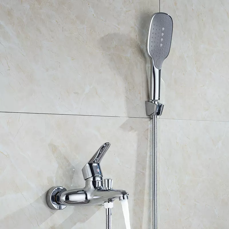 全铜花洒套装浴室暗装混水阀淋浴龙头三联浴缸水龙头冷热花洒喷头