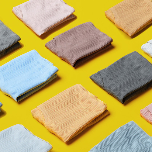 Orange inner banana concave 60-count modal mulberry silk crotch mid-waist comfortable underwear for women simple solid color large size women's underwear