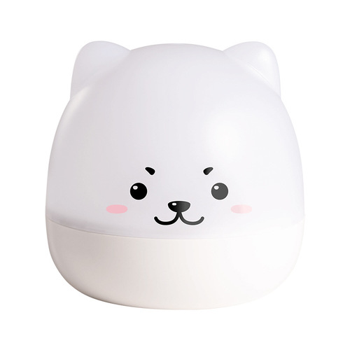 Simple cute pet projection lamp starry sky rotating music box INS style emotional atmosphere bedside colorful romantic projection lamp