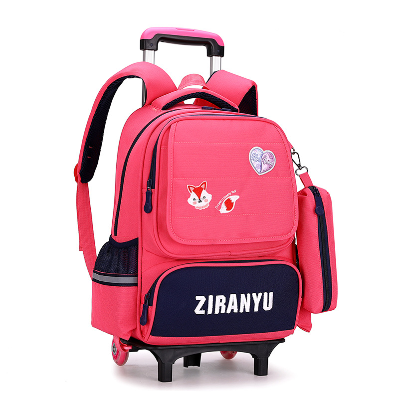 Mochila de escalada de protección de la espina dorsal Ji de cuatro, cinco y seis años Peces naturales 1-2-3 grado