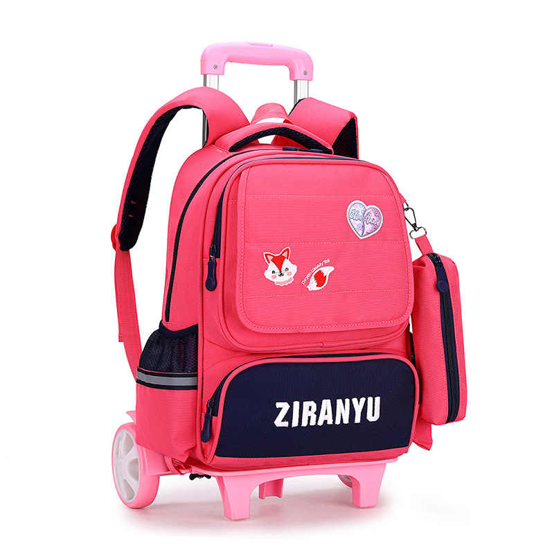 Mochila de escalada de protección de la espina dorsal Ji de cuatro, cinco y seis años Peces naturales 1-2-3 grado