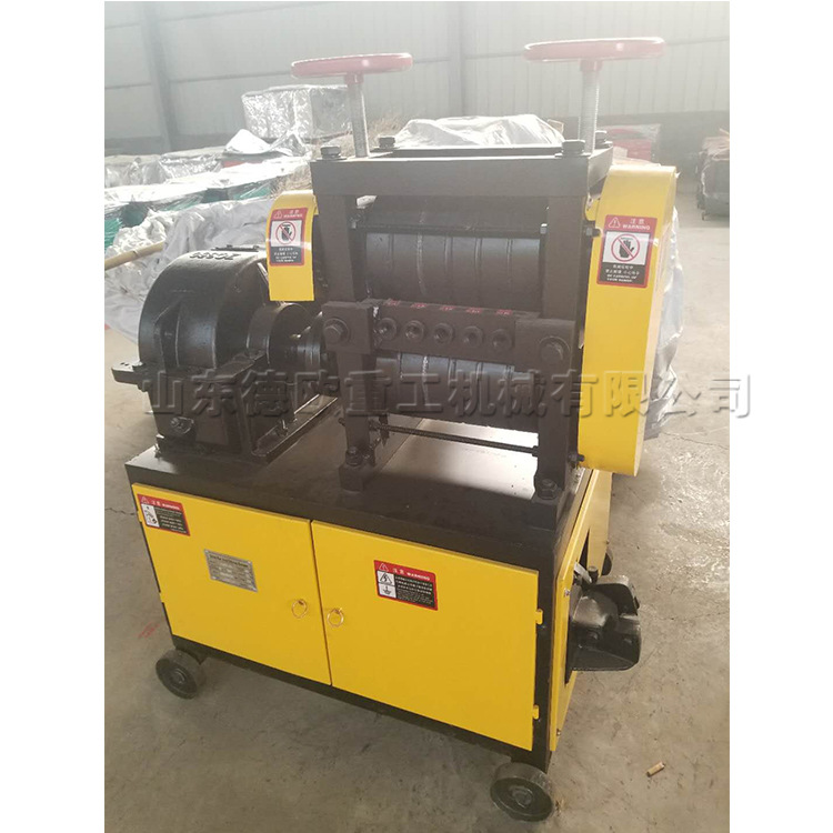 12-25mm废钢筋矫直机 建筑直螺纹钢筋拉直机 旧钢筋回收利用机