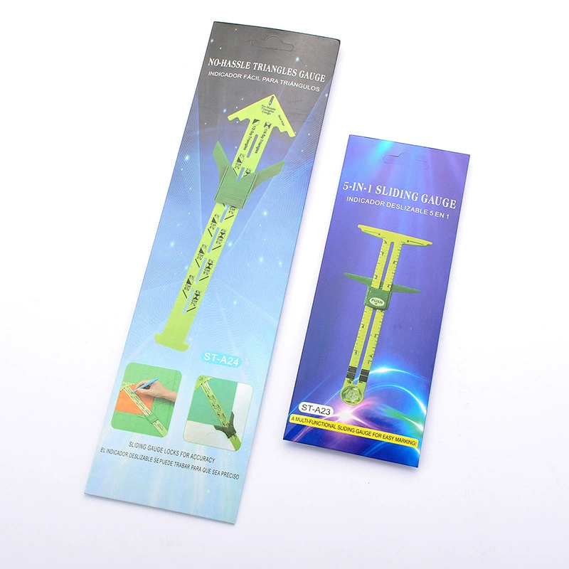 Многофункциональная Лоскутная линейка пластиковая пять-в-одном Лоскутная линейка лоскутный Инструмент Линейка портной линейка ST-A23 A24