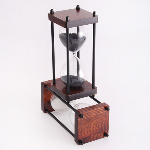 Wholesale Manufacturer Retro Sand Timer Creative Ornament Sand Clock 15-Minute Time Sandglass