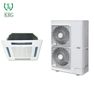 5匹吸顶天花机 四面出风中央空调定速冷暖 5p嵌入式380V商用电压