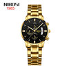 Swiss watch stainless steel, fashionable quartz watches