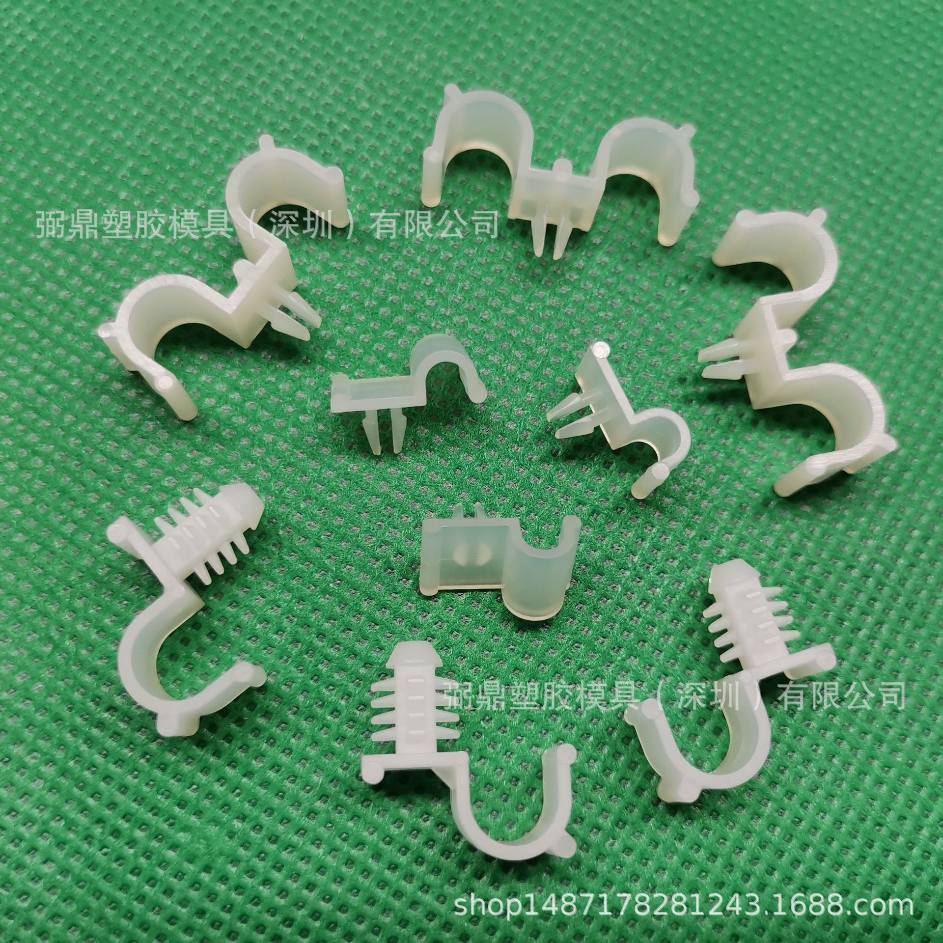 免费样品工厂供应 GDHURC401双边尼龙线扣 双排锁孔式夹线扣