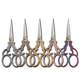 欧式复古裁缝小剪刀流苏小剪刀十字绣剪布diy刺绣剪