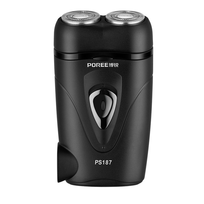Borui PS187 2ヘッド回転式電気シェーバー 充電式シェーバー Borui シェービングヘッド 洗える|undefined