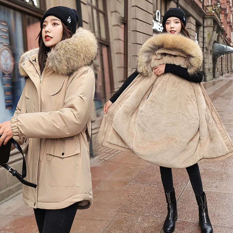 Демисезонные утепляющие джинсы, модная куртка, mid-length, плюс размер