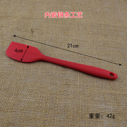 Thickened Small Size One-Piece Silicone Scraper Cream Butter Sauce Scraper Spatula Cake Baking Tool